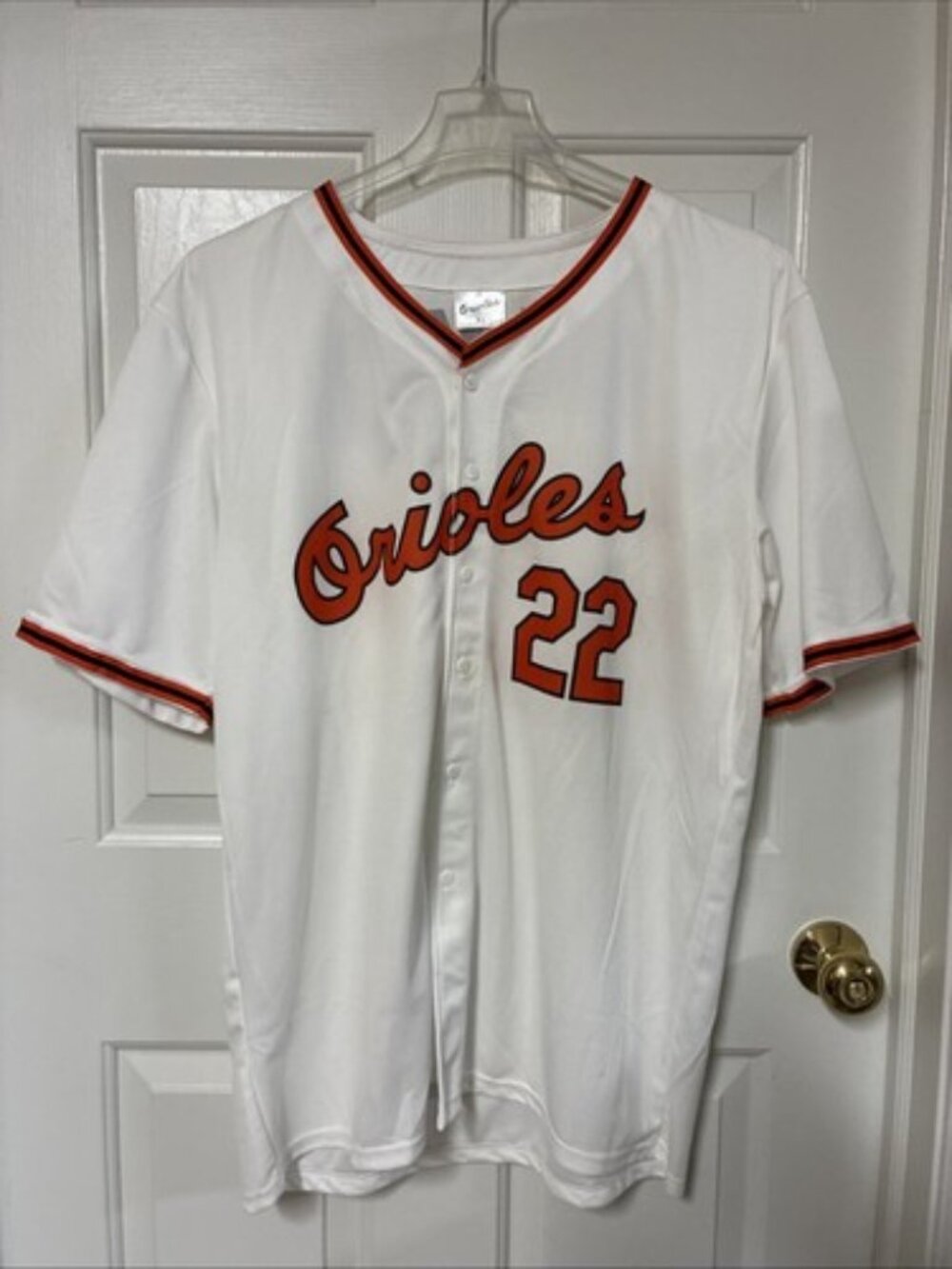 UMBC NWT Retro Baltimore Orioles Replica Jim Palmer #22 Jersey Size XL